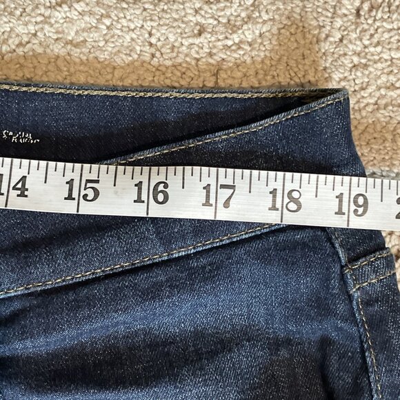 DL 1961 Vince Casual Straight Jeans Size 38X29 Mid Rise Dark Wash Stretch - Picture 4 of 11